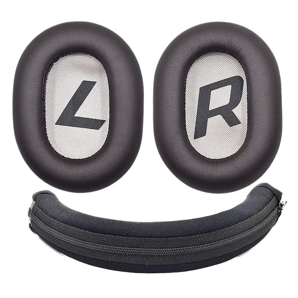 Ørepuder Hovedbånd Ørepuder Ørekopper Erstatning til Plantronics Backbeat Pro 2 SE 8200 [Db] Brun