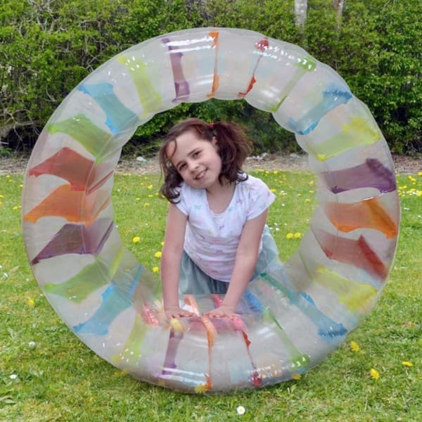 Summer Inflatable Water Wheel Pool Water Wheel Hamster Wheel Water Toy Water Roller Float—yux