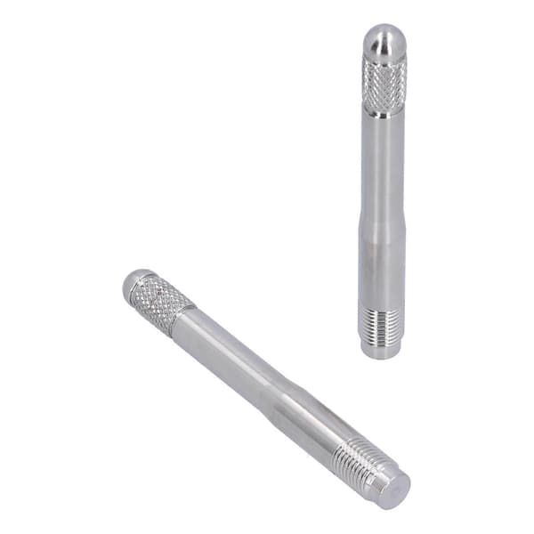 2 Pcs Wheel Bolt Alignment Pin Wheel Mounting Guide M14 X 1.5 Thread Stainless Steel Tool