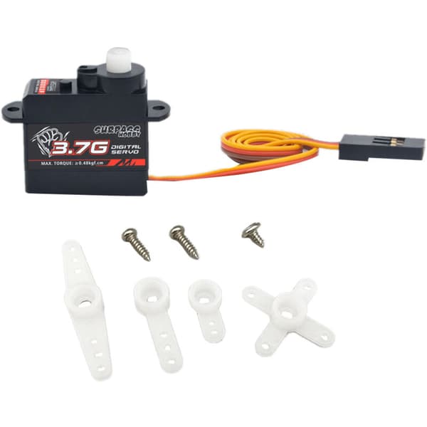 3,7G digitale plastgirservoer for RC-bil, fly, fastvinge, helikopter