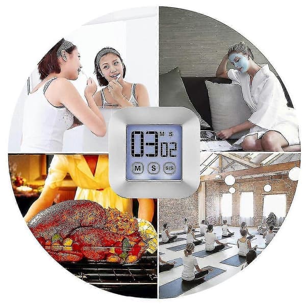 Køkkentimer, Digital Køkkentimer Magnetisk Med LED-Display