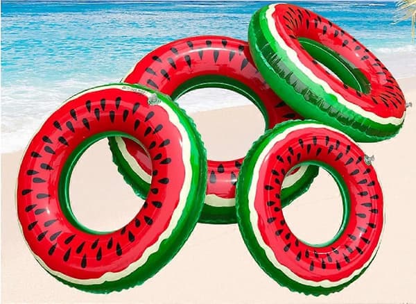 Oppustelig badering til børn, holdbart oppusteligt poollegetøj, badering til 3-4 årige børns sommerpoolfest