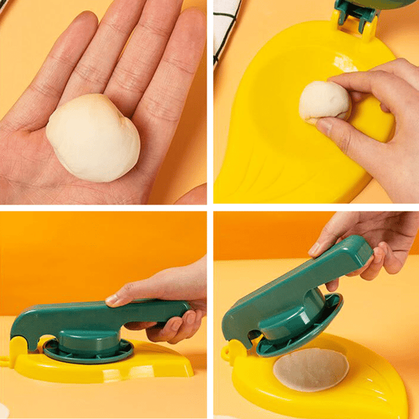 Small Manual Press for Corn Tortillas, Sugar Pancakes, Dumplings, and Dough Press