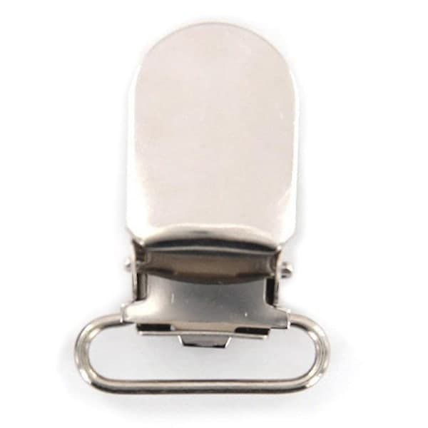 20 x Buckles for Suspenders Strap Hooks 20mm Silver