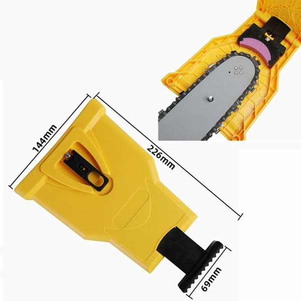 Universal Chainsaw Sharpener Chainsaw Blade Sharpener Quick Sharpening Tool Chainsaw Tooth Sharpener for 14-20 inch Chainsaw Bar