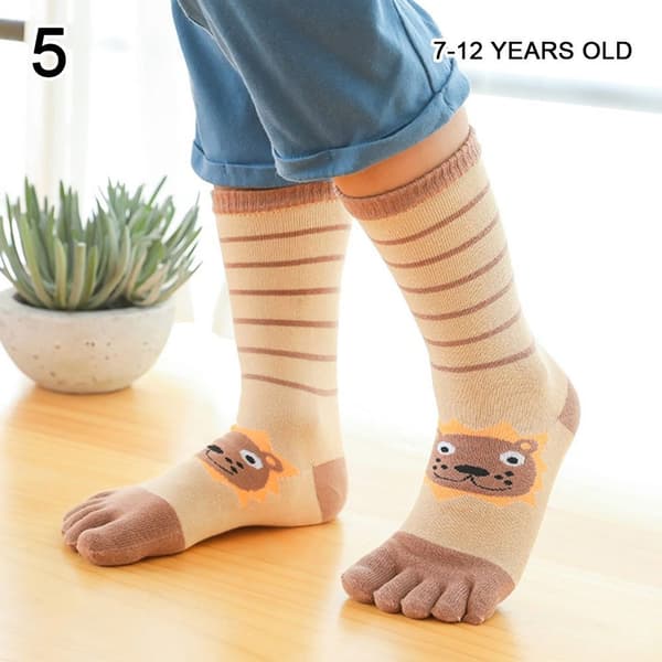 Lange tåsokker for barn 7-12 år