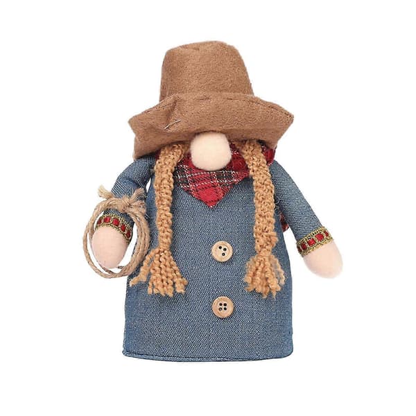 Juldekorationer Ansiktslös Dockfigur Barn Docka