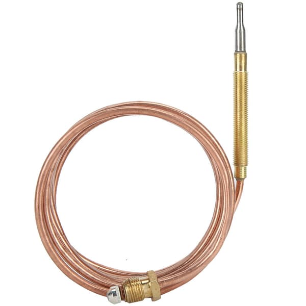 Gas Stove Thermocouple Kit Heater Protection Device Temperature Sensor Probe with Nut 1500mm