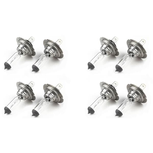 8 stk H7 12V/55W Halogen Bilfrontlykter Standard Pærer