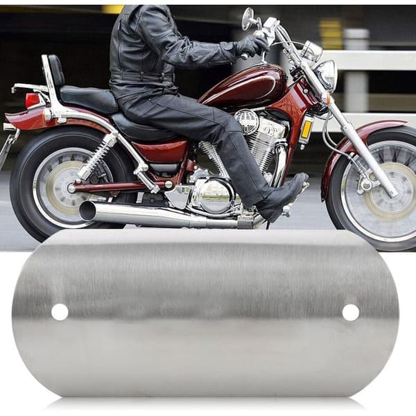Motorcycle Exhaust Middle Pipe Heat Shield Link Pipe Protective Cover Heel Guard (1)