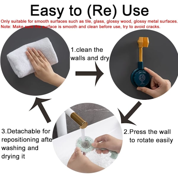 Shower Head Bracket, Bathroom Suction Cup Shower Head Holder for