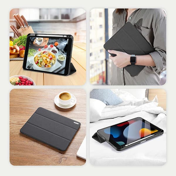 Case Compatible with Ipad 10th Generation 2022, Magnetic Ipad 10.9 inch Hard PC Back Cover TPU Frame Shell
