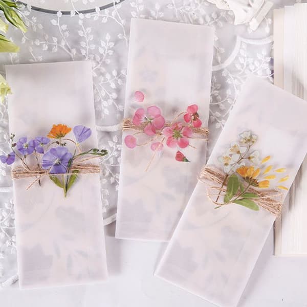 160 luonnonkukkatarrat scrapbookingiin, itseliimautuva scrapbooking