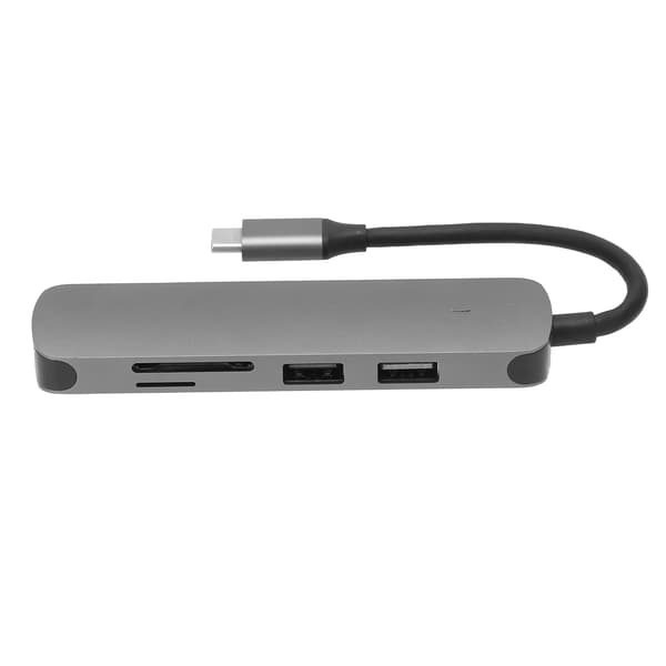 5-in-1-keskitin Type-C–High Definition Multimedia Interface USB-telakointiaseman muunninsovitin