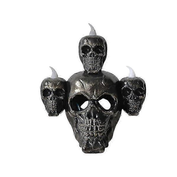 2025 Halloween Skull Incense Burner, LED-illuminated Skull Incense Burner, suitable for Halloween