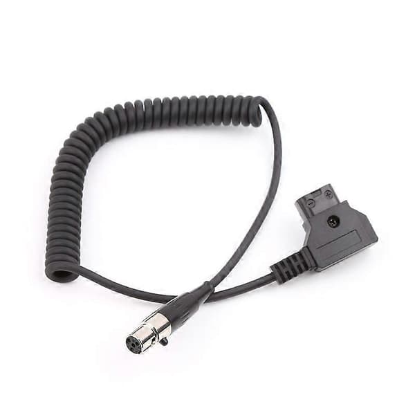 Monitor Strømkabel D-Tap Til Mini XLR 4-pin Kontakt For ARRI Kameraer Monitorer 12V