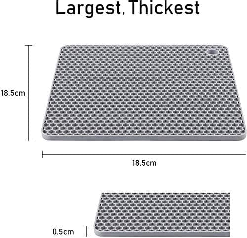 Silikonunderlägg, 4-pack Halksäkra Värmebeständiga 250°C Multifunktionella