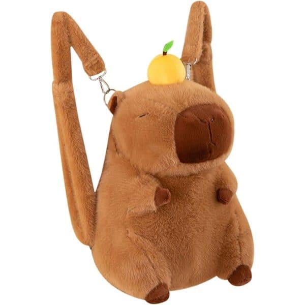 Capybara Backpack, Plush Capybara Toy Bag for Party, Holiday, Men-FY-
