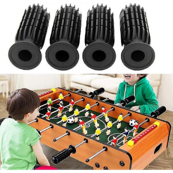 Foosball Handle with Non-Slip Design Tabletop Accessories 8 Pcs Black