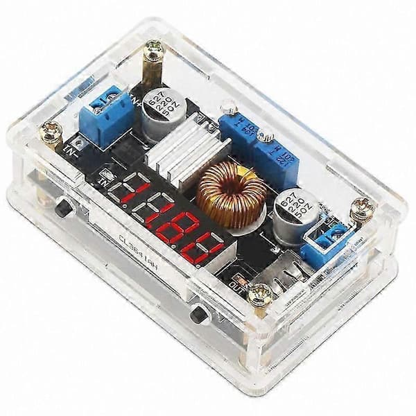 DC-DC strømforsyningsmodul 5V-36V til 1.25-32V spændingsregulatoromformer 3A stabilisator til elektronikprojekter blå blue