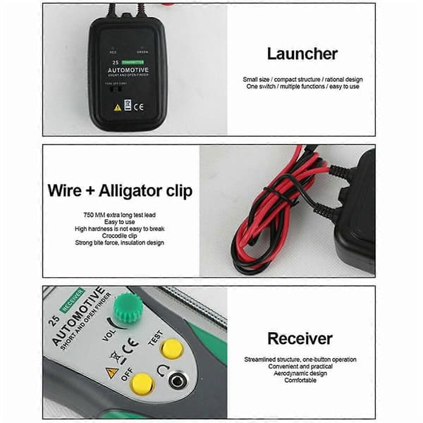 Automotive Short Circuit Open Circuit Finder Tester Car Trucks Cable Tracker Car Circuit Scanner Open Short Circuit