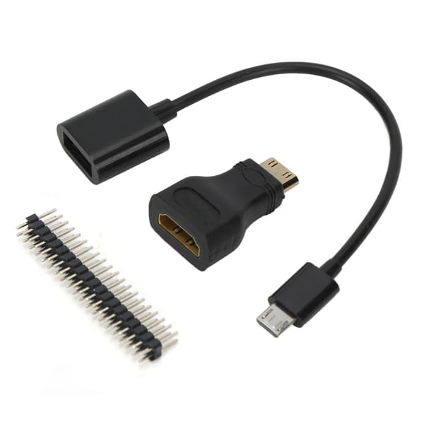 Mini HD til HD-adapter Micro USB til USB hun strømkabel 40P til Raspberry Pi Zero Pin Kit