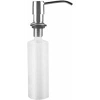 Bærbar flydende sæbedispenser med pumpe, sølv, til installation under vask, 300 ml