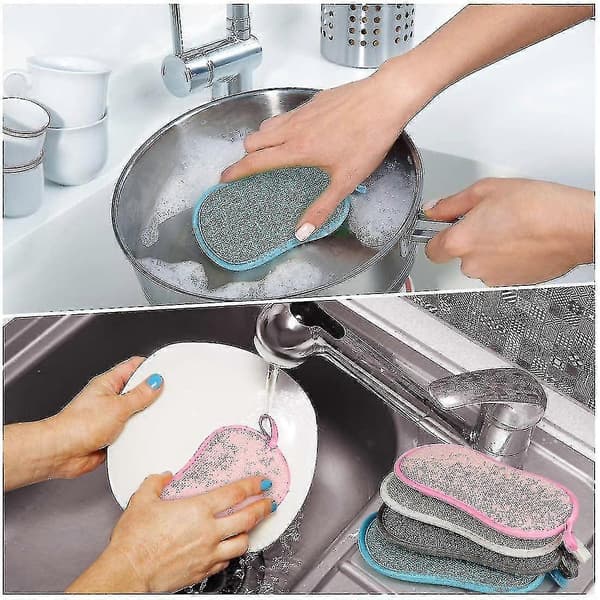 Dishcloths for the kitchen, antibacterial, washable, reusable (8 pieces) -Sy