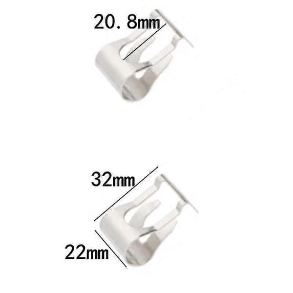 10 stk. Vinduesviskermotorforbindelse Bærbare Holdbare Stænger Arme Forbindelsesmekanisme Reparationsklemme Fikseringssæt