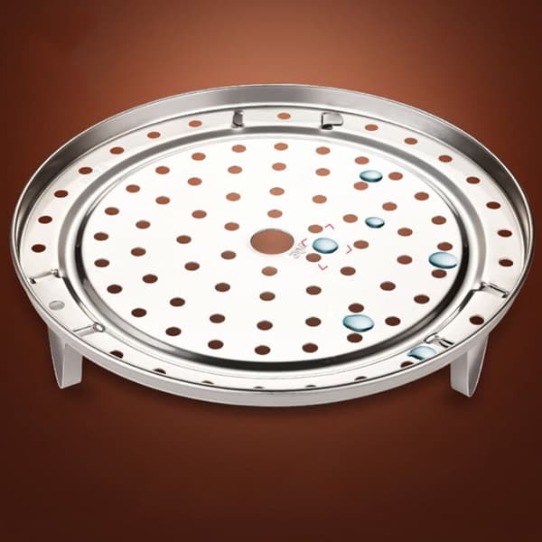 Round Stainless Steel Steamer Rack with 3 Legs, Small Size for Home Kitchen