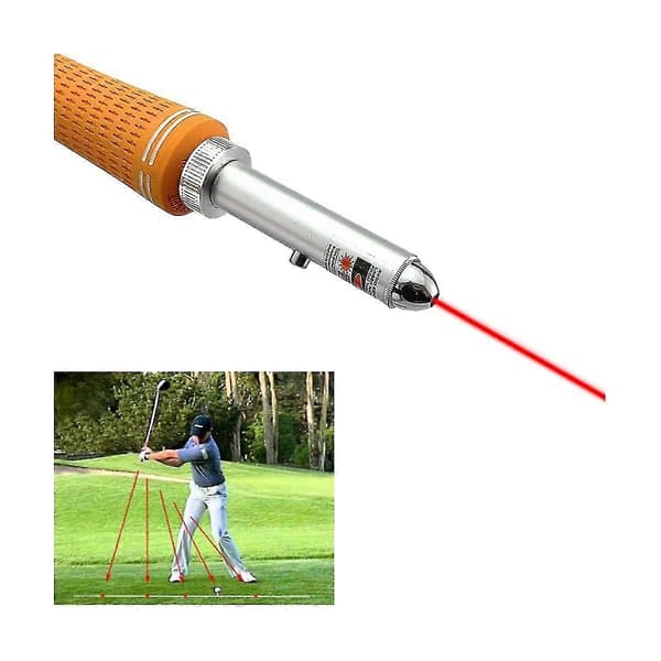 Golfsvingkorrigerare Plane Trainer Golfsvingplan Træningshjælp Golf Pointer Spot Retning 12 12