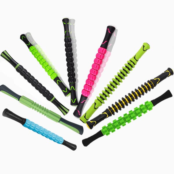 Muscle Therapy Massage Stick - 360° Coverage - Grooved Gears for