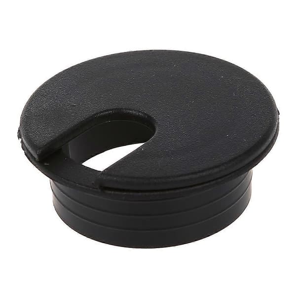 10 pcs 35mm Black Cable Grommets Cable Outlet Desk Table Wire