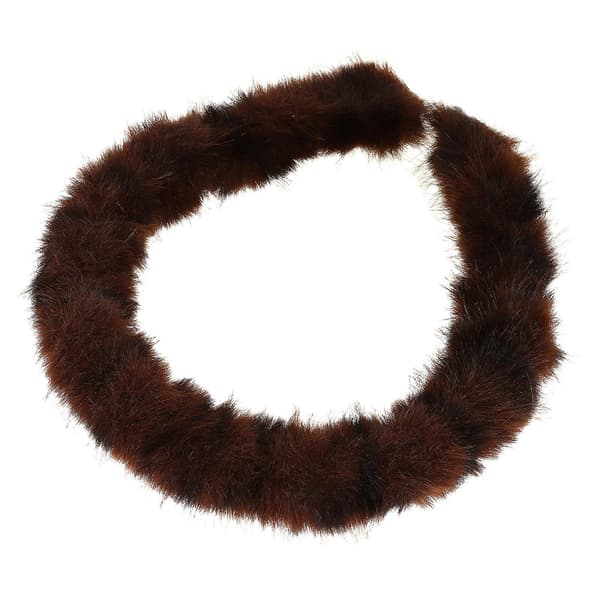 Plysj-hårbånd med leopardmønster til makeupfjerning med takket design til kvinder