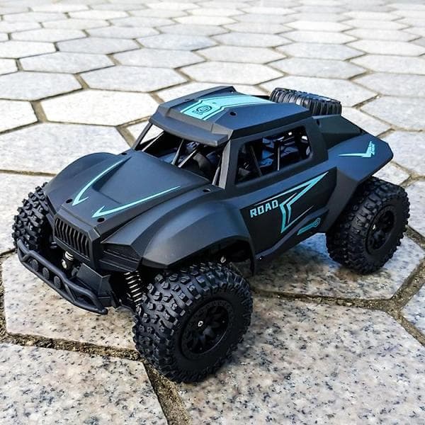 Radio-ohjattava maastoauto / kuorma-auto - musta - 30cm musta