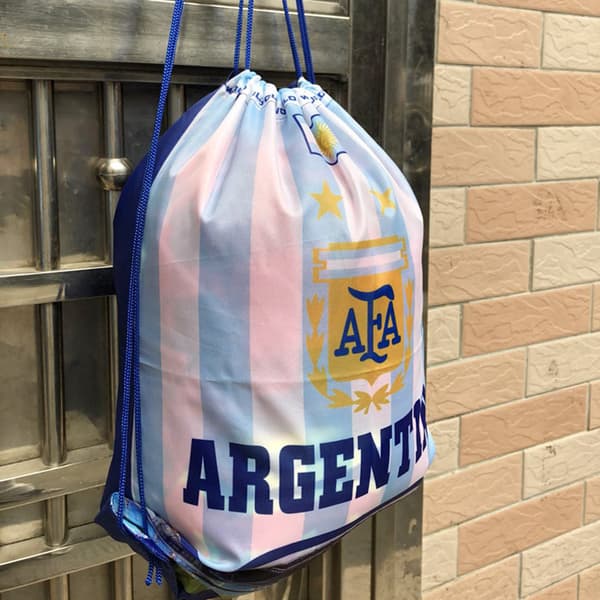 2022 Qatar Fotbolls-VM Förvaringsväska - Argentina Canvas Medium