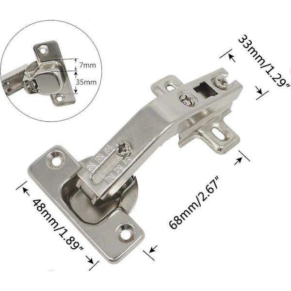 135 Degree Cabinet Hinge Foldable Kitchen Folding Combination Cabinet Door Hinge Chg135 (2-pack)