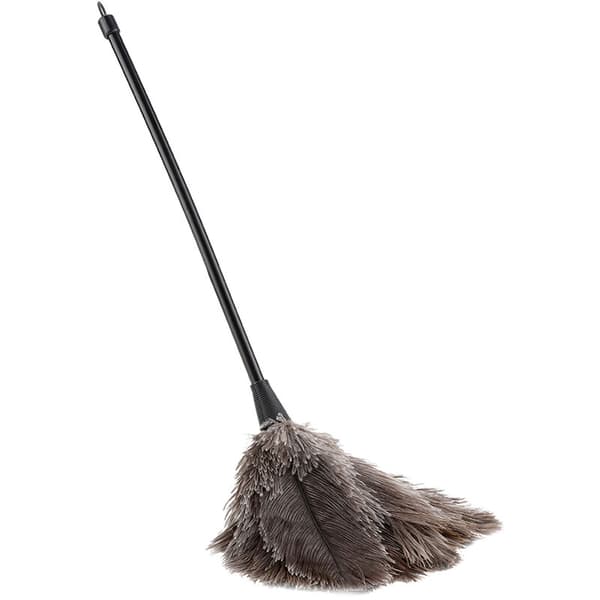 Mini Handmade Washable Reusable Ostrich Feather Duster for Books, Keyboards, Office, Home