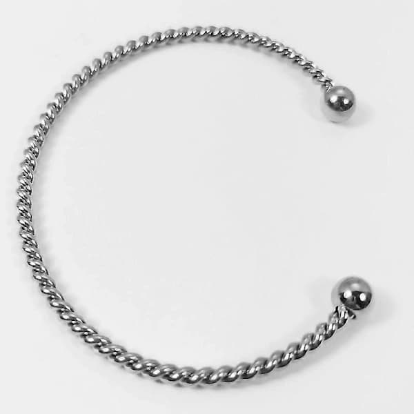Kabelvridd Armbånd Åpent Armbånd Justerbart Armbånd