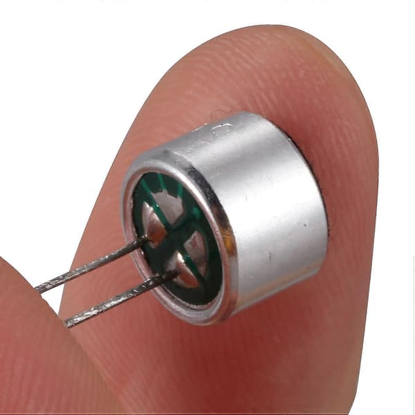 30 stk 9,7 mm X 7 mm 2-pinners mikrofonkapsel elektretkondensatormikrofon [db]