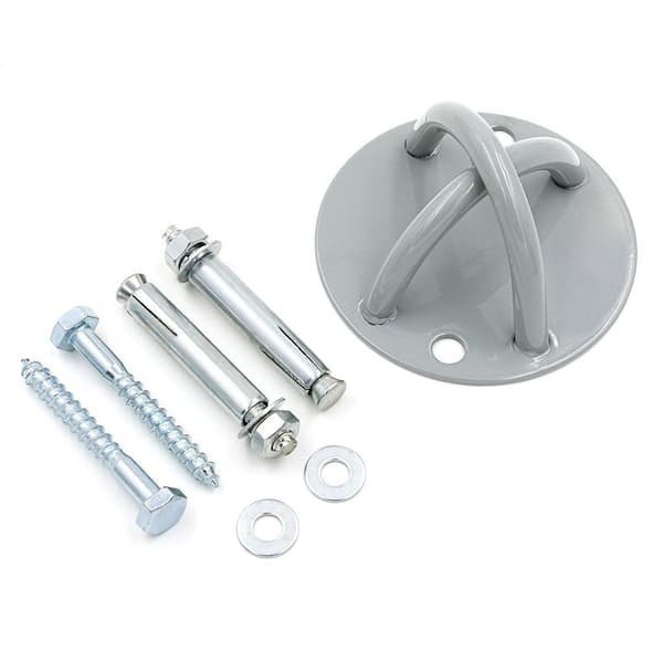 Ceiling Mount Bracket for Hanging Nylon Yoga Hammock with Rope Cr