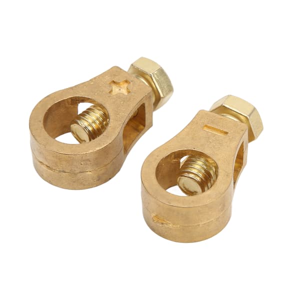 2 STK Batterikabelklemme O-form 16-18mm ID Universal for skip bobiler lastebiler biler