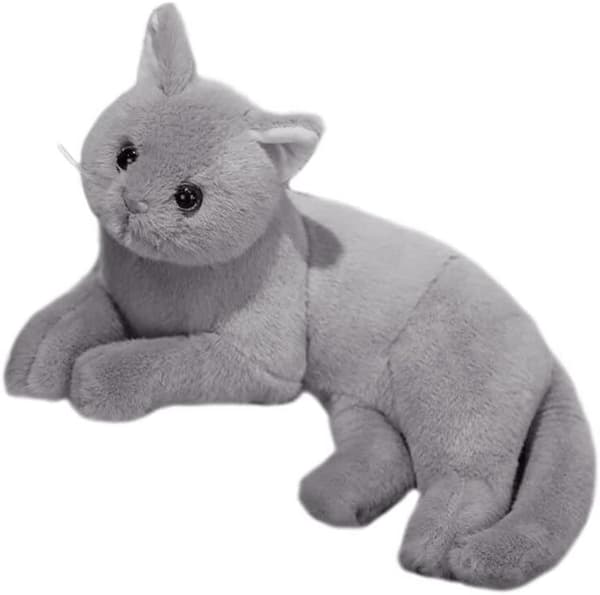 30cm Plush Toy Cat Stuffed Animal Lifelike Cat Doll Kitten Fa