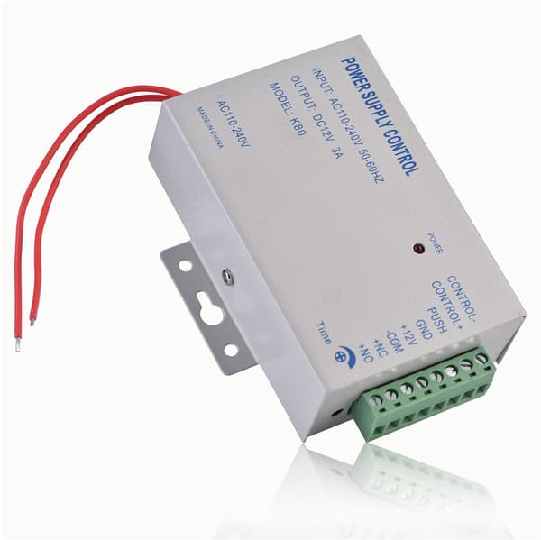 Input AC110V-240V Output DC 12V 3A 30W Power Supply Controller for Door Access Control System