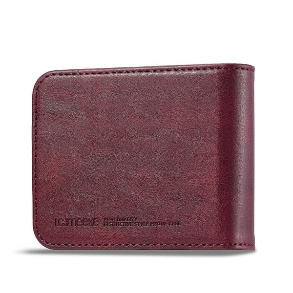 RFID Läderfodral för Samsung Galaxy Z Flip5 Röd Red