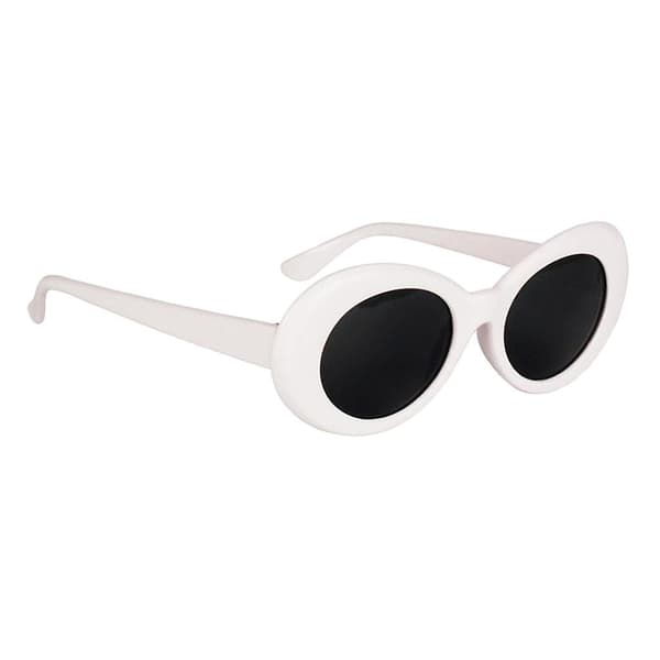 Retro Clout Goggles Solglasögon Oval Bold Mod Tjocka Ramar Solglasögon Pack Om 2