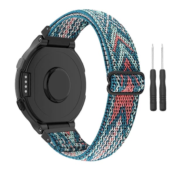 Nylonflettede armbånd til Garmin Forerunner 735xt Smartwatch Armbånd