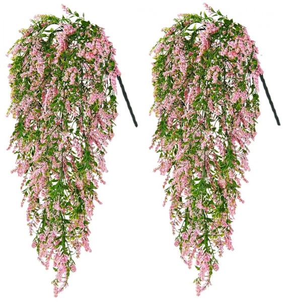 Artificial Plant 2 Pieces UV-Resistant Artificial Hanging Plants