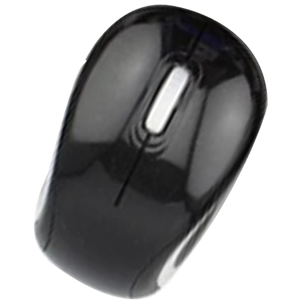 Mini Small Wireless Mouse For Travel Optical Portable Mini Wireless Mouse With USB Receiver For PC Laptop (Black)