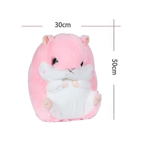 Søte plysjhamster kosedyrleker med teppe rosa